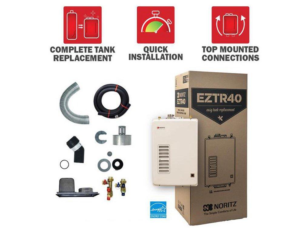 120 MBH Indoor Condensing Natural Gas Tankless Water Heater | Noritz  America | Ferguson