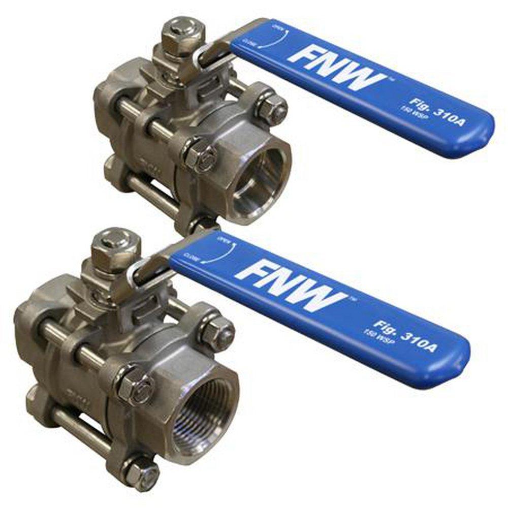 FNW&reg; Stainless Steel Socket Weld 1000# Ball Valve 