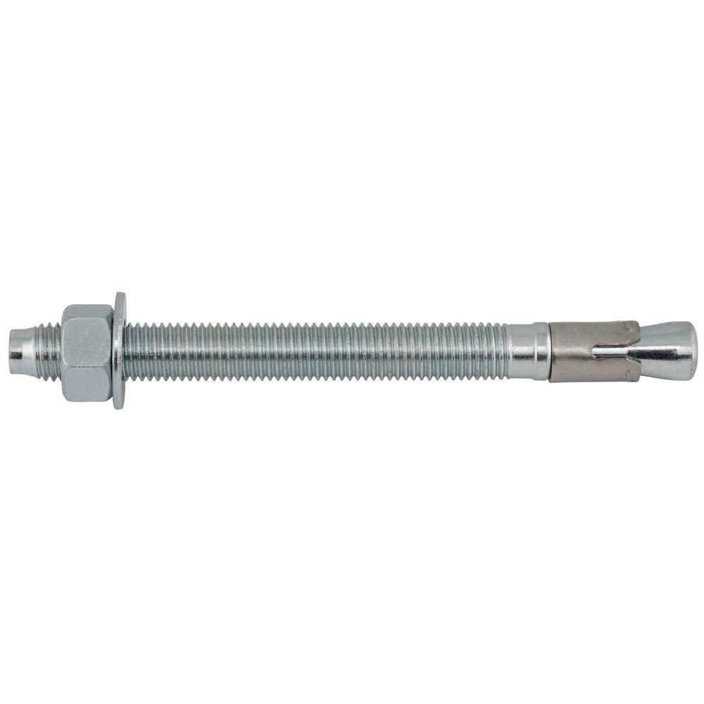 DEWALT Anchors & Fasteners Silver 3/4 in. Wedge Expansion Anchor Zinc Plated Carbon Steel 