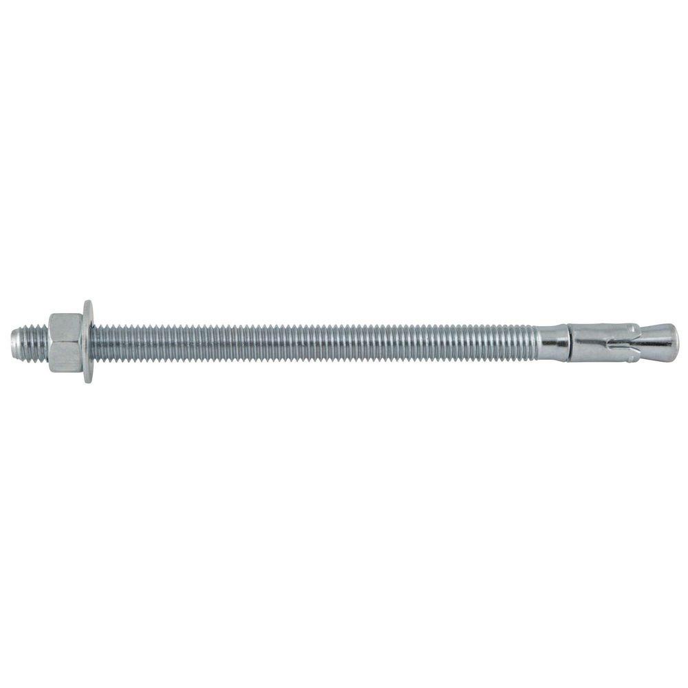 DEWALT Anchors & Fasteners Silver 1/2 in. Wedge Expansion Anchor Zinc Plated Carbon Steel 