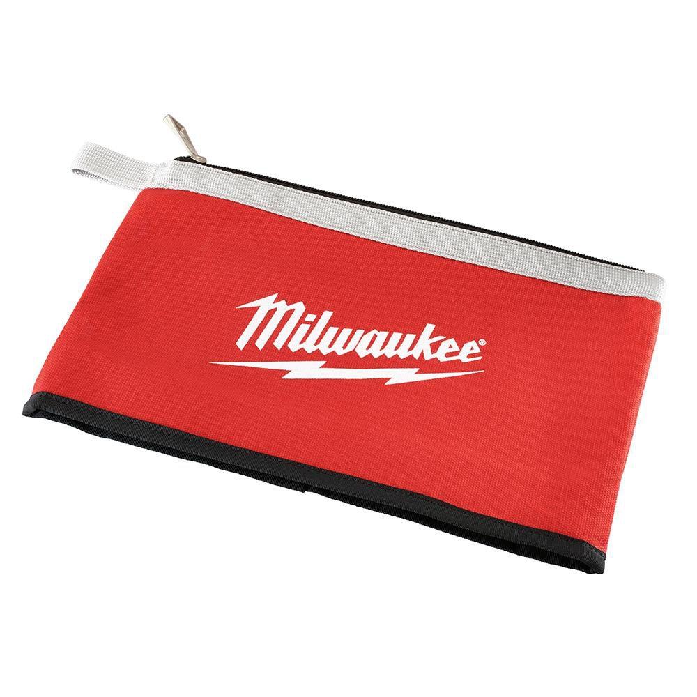 Milwaukee® Red Zipper Pouch 