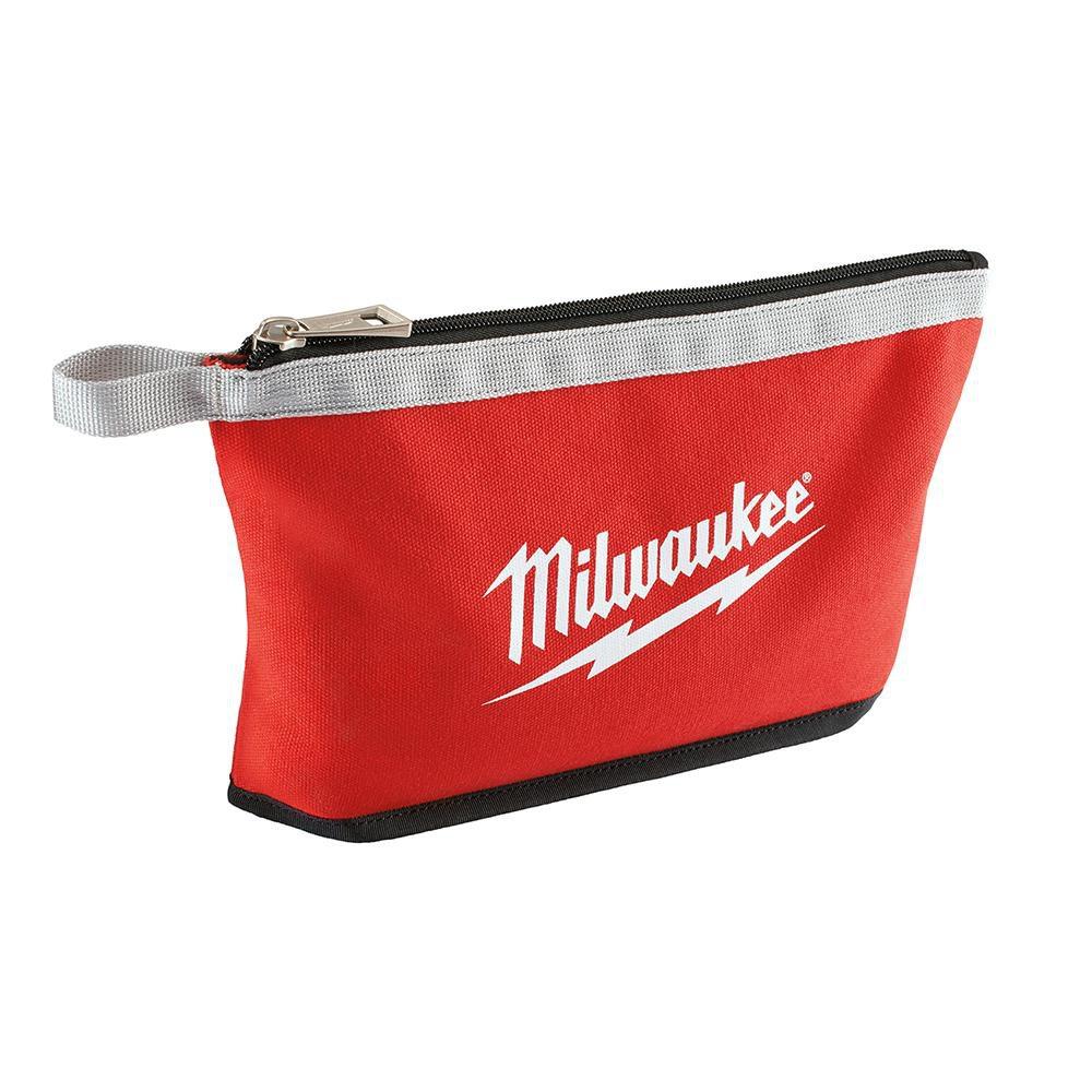 Milwaukee® Red Zipper Pouch 