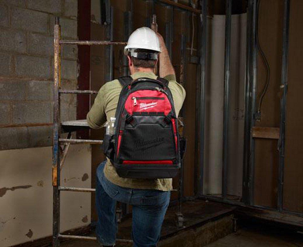 Milwaukee&reg; Red 10 in. Ballistic Red/Black Tool Bag 