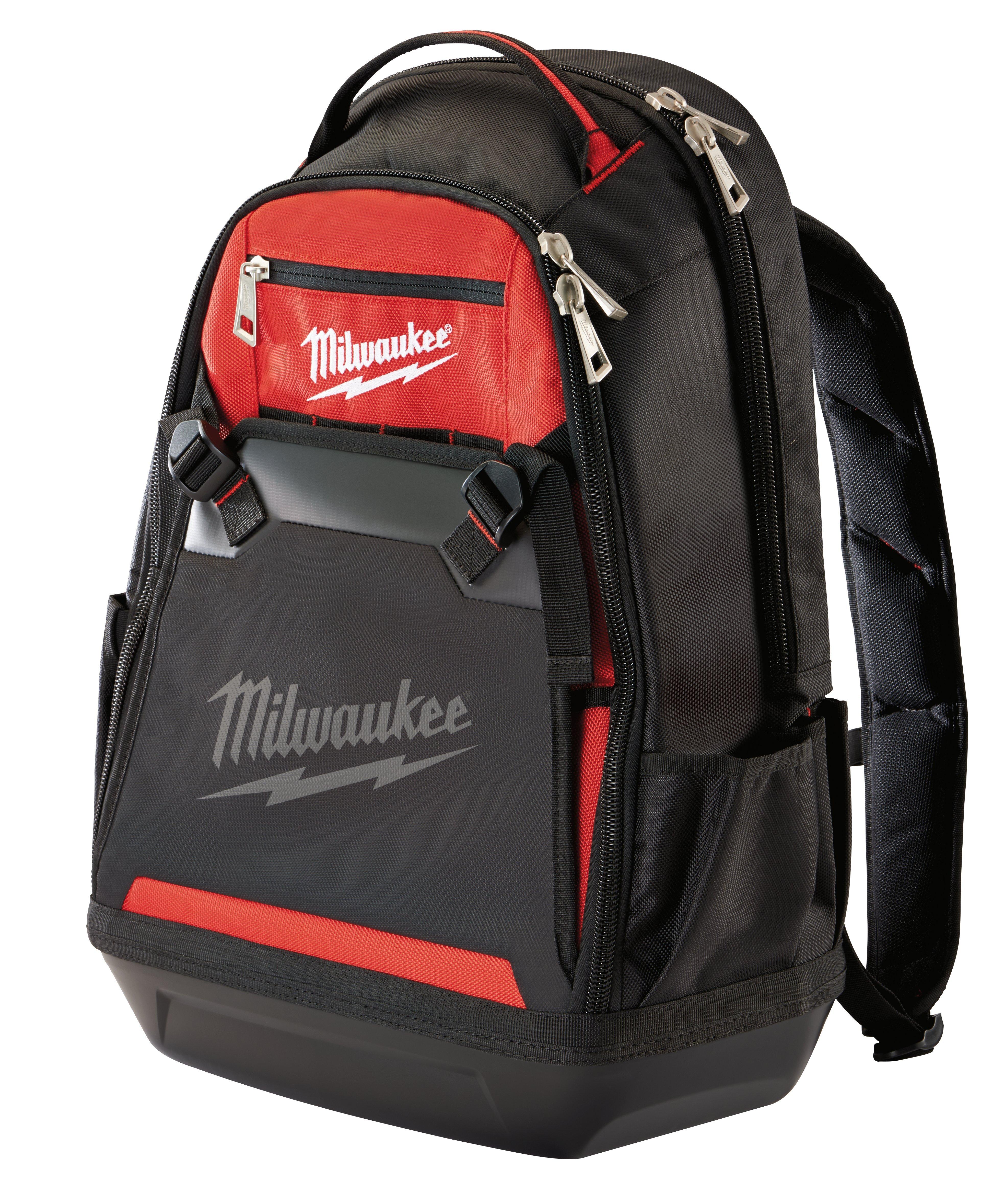 Milwaukee&reg; Red 10 in. Ballistic Red/Black Tool Bag 