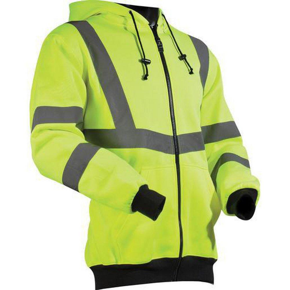 Lift Safety Hi-Viz Yellow Reflective Hoodie 
