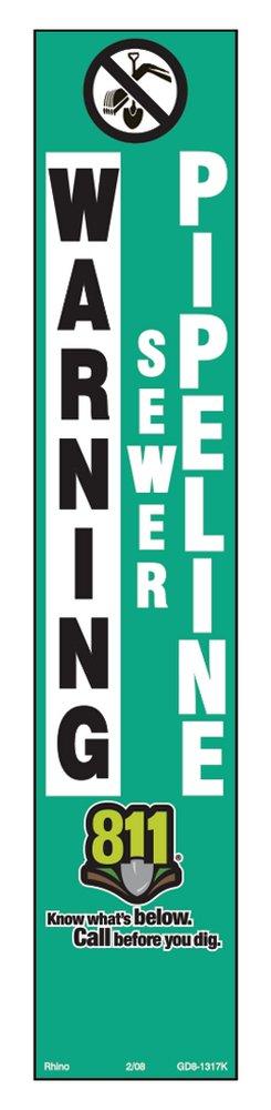 Repnet White Standard Decal in White and Green 