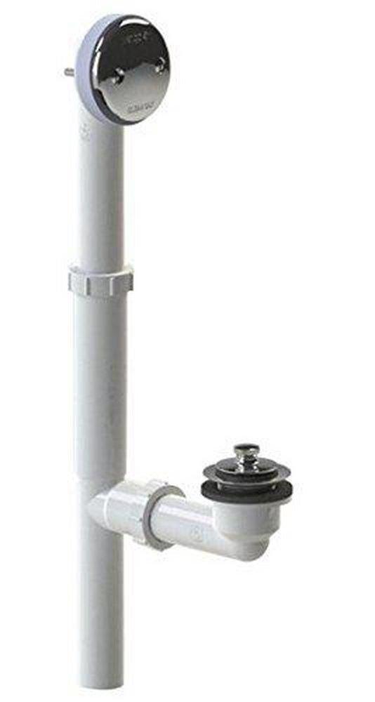 Watco Brushed Nickel 16 in. Plastic Lift and Turn Drain 