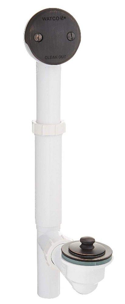 Watco Oil Rubbed Bronze 16 in. Plastic Lift and Turn Drain 