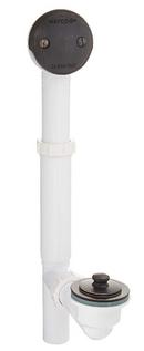 Watco Oil Rubbed Bronze 16 in. Plastic Lift and Turn Drain 