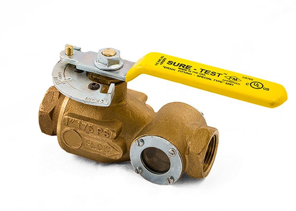 FPPI® Threaded Bronze Test and Drain Valve 