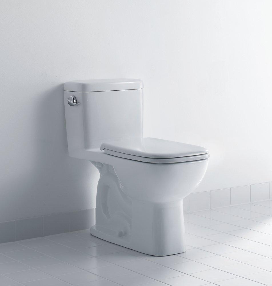 Duravit White 1.28 gpf Elongated One Piece Toilet 