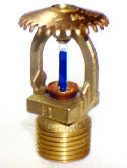 1/2 in. 200F 4.2K Quick Response and Upright Sprinkler Head in Natural Brass