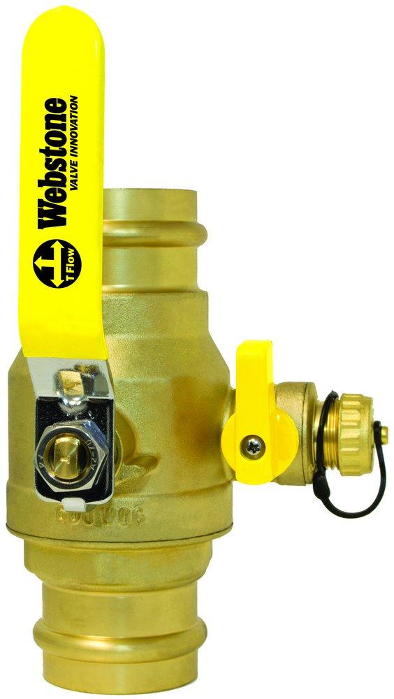 Webstone a brand of NIBCO Brass Forged Brass Full Port Press 250# Ball Valve 