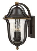 Hinkley Olde Bronze 40W 3-Light Candelabra E-12 Base Outdoor Large Wall Sconce 