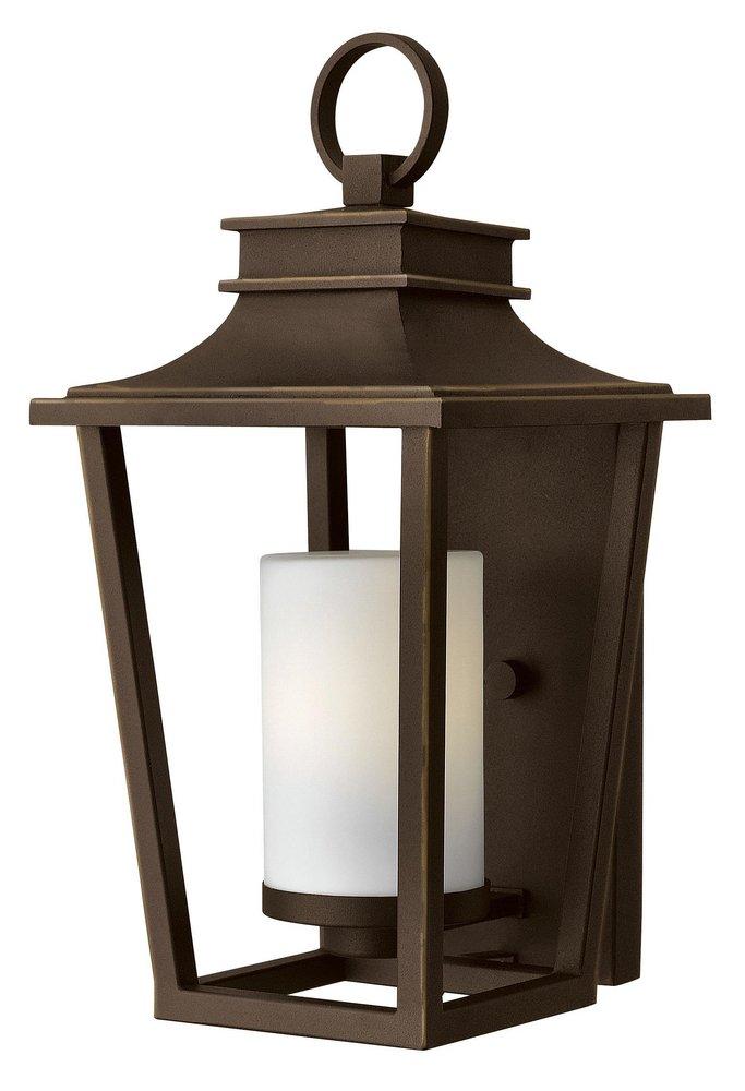 Hinkley Oil Rubbed Bronze 18-3/10 in. 100W 1-Light Outdoor Wall Lantern 