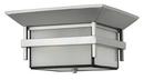 30W 1-Light Integrated LED Outdoor Ceiling Fixture in Titanium