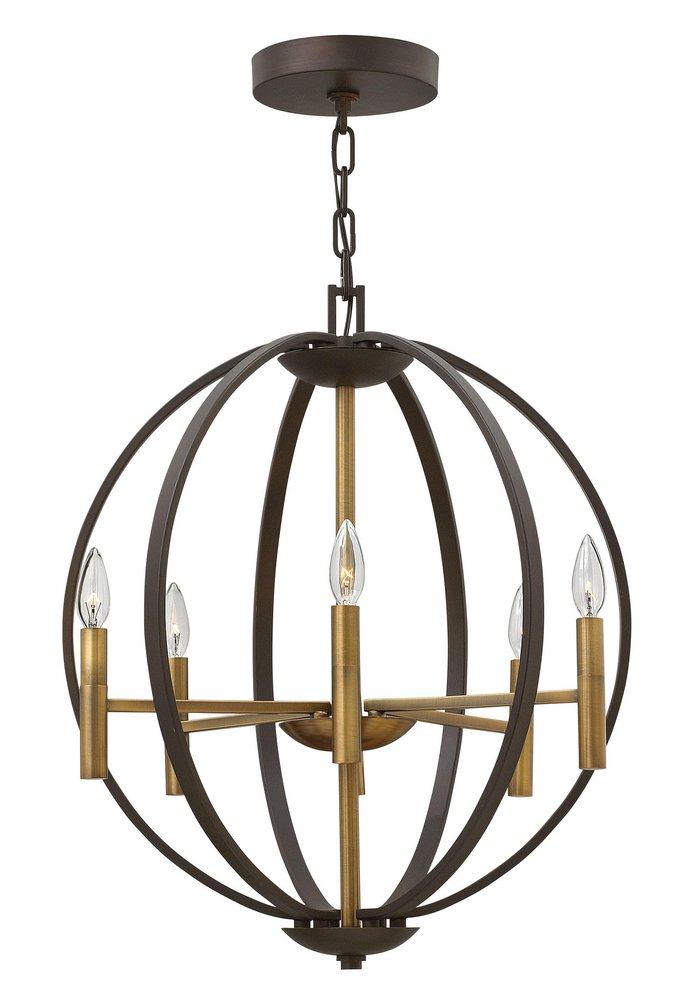 Hinkley Spanish Bronze 60W 6-Light Chandelier 