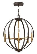 Hinkley Spanish Bronze 60W 6-Light Chandelier 