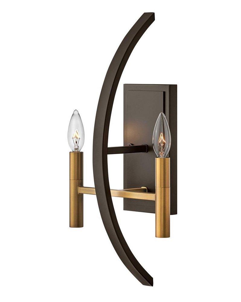 Hinkley Spanish Bronze 2-Light 60W Wall Sconce 