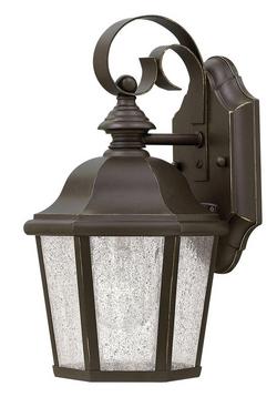 60W 1-Light Medium E-26 Incandescent Outdoor Wall Sconce in Oil Rubbed Bronze