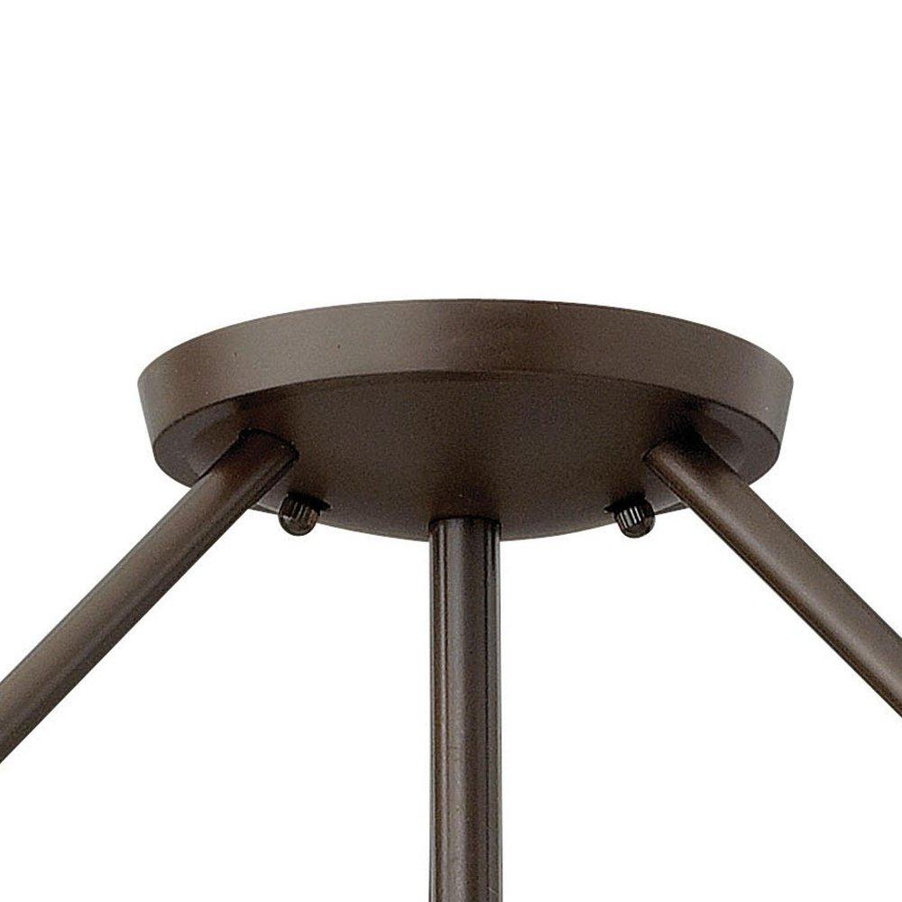 Hinkley Olde Bronze 12-3/10 in. 4-Light Semi-Flushmount Ceiling Light 