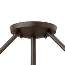 Hinkley Olde Bronze 12-3/10 in. 4-Light Semi-Flushmount Ceiling Light 