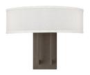 60W 2-Light Wall Sconce in Buckeye Bronze