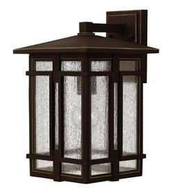 Medium E-26 LED Wall Lantern in Oil Rubbed Bronze