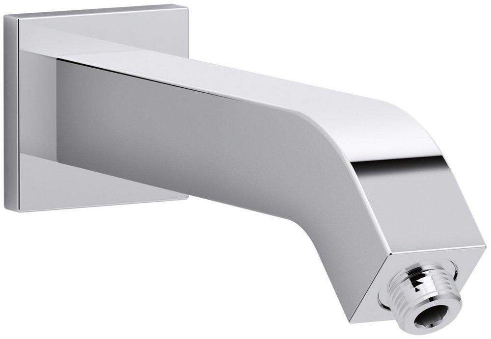KOHLER Polished Chrome 8-5/16 in. Wall Mount Shower Arm and Flange 