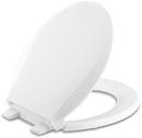 KOHLER White Round Closet Front Toilet Seat 