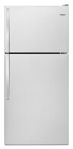 18 cu. ft. Top Mount Freezer Refrigerator in Stainless Steel