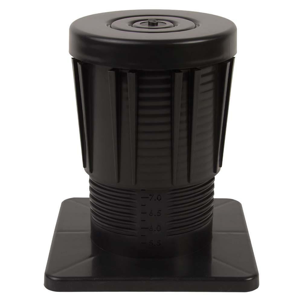 DiversiTech® Black 8 in. Support Riser Plastic 