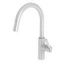 Single Handle Pull Down Kitchen Faucet in White