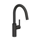 Newport Brass Flat Black Single Handle Pull Down Kitchen Faucet 