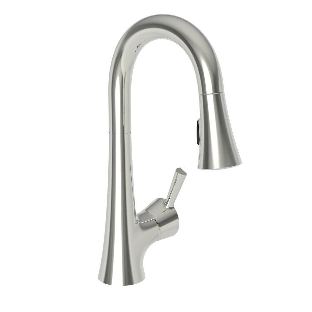 Newport Brass Polished Nickel Single Handle Lever Bar Faucet 