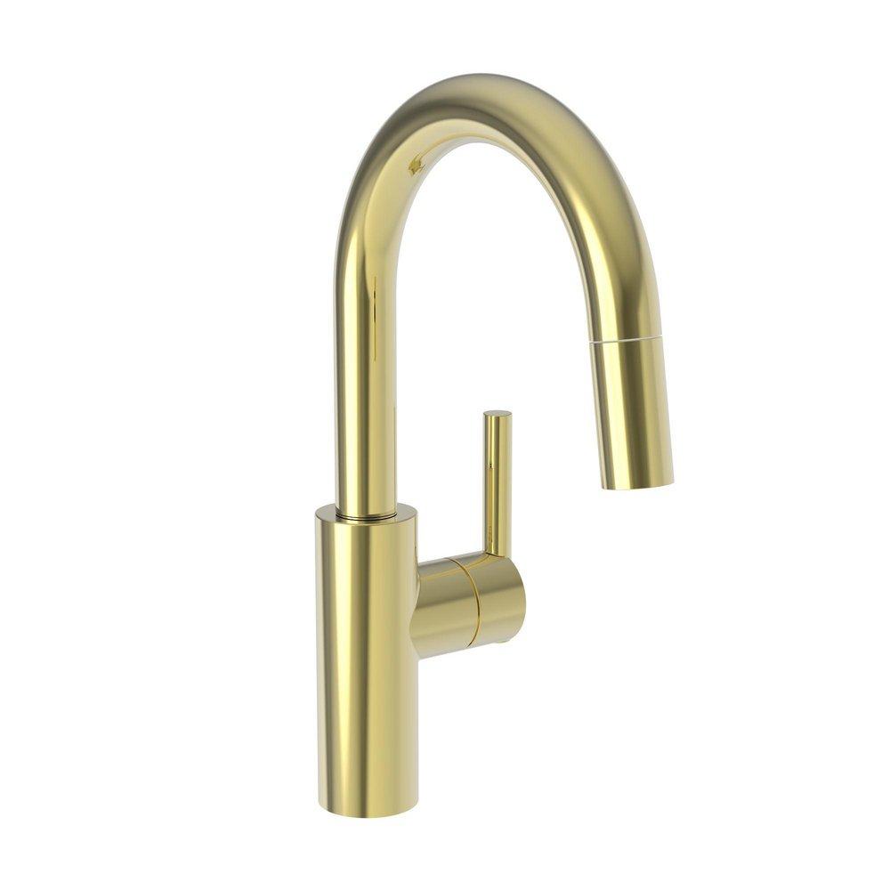 Newport Brass Forever Brass - PVD Single Handle Lever Bar Faucet 