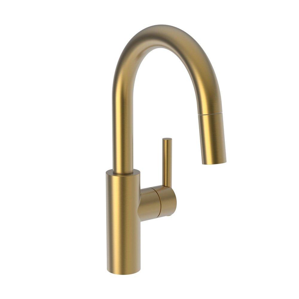 Newport Brass Satin Bronze - PVD Single Lever Handle Bar Faucet 