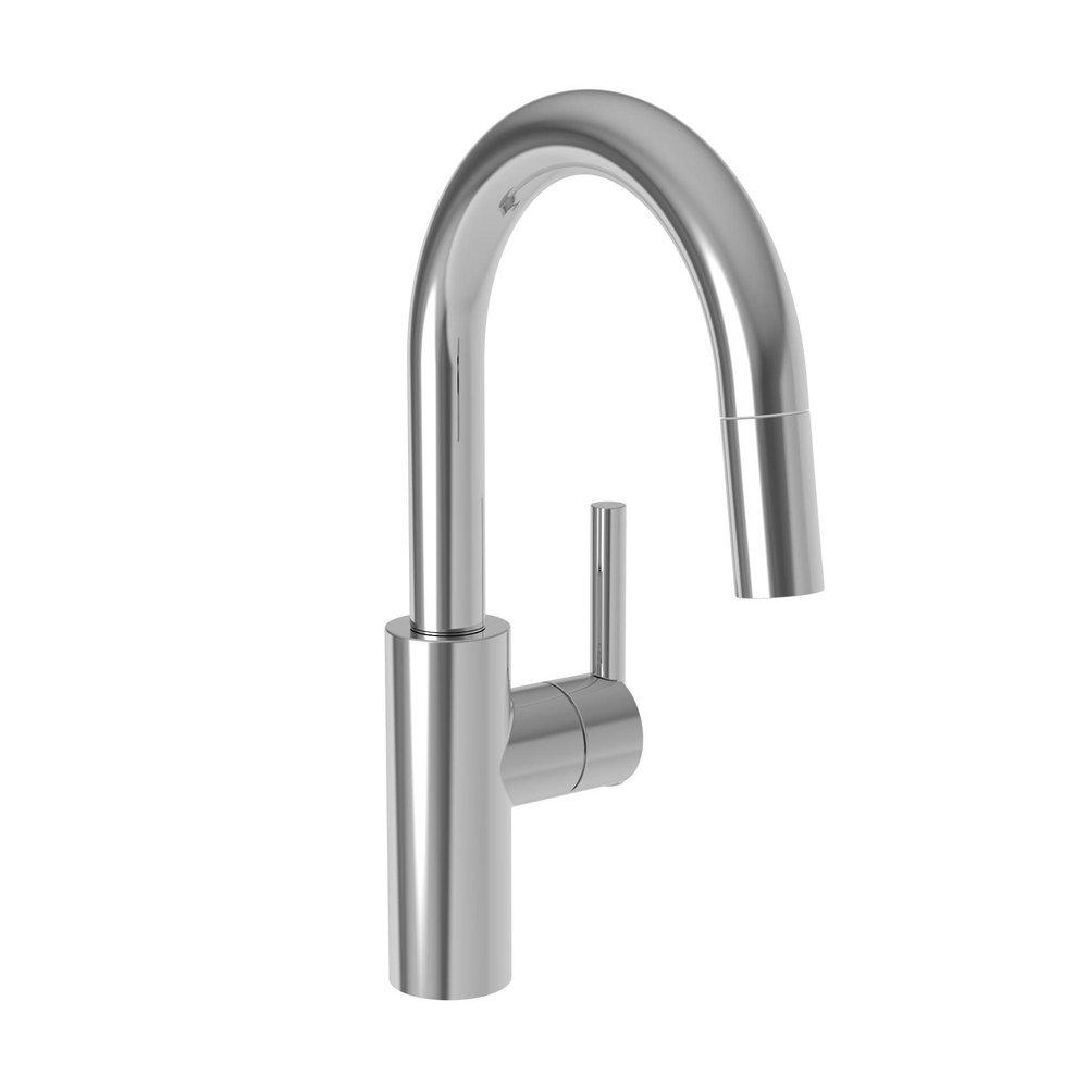 Newport Brass Polished Chrome Single Lever Handle Bar Faucet 