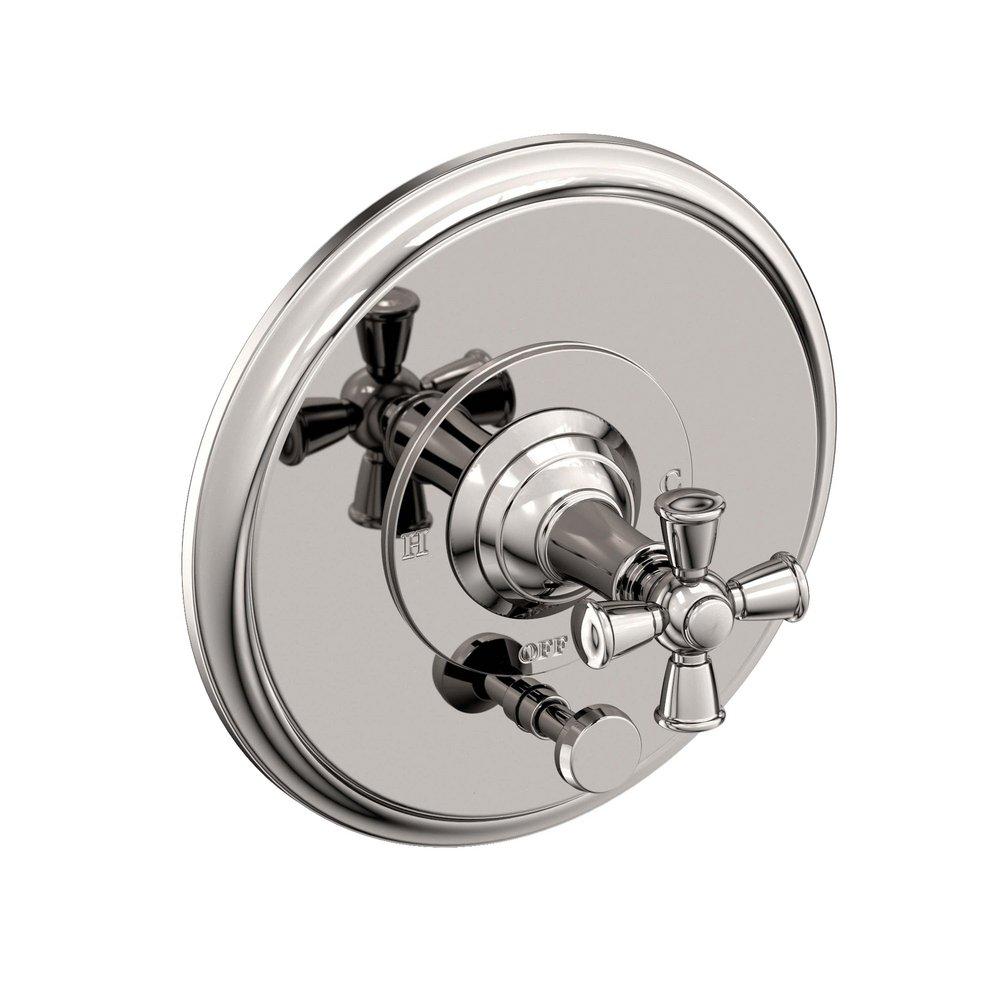 Newport Brass Polished Nickel - Natural 7-1/2 in. Brass Valve Trim 