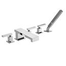 Newport Brass Polished Chrome Two Handle Roman Tub Faucet Trim Only 