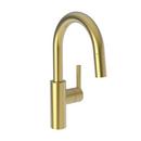 Newport Brass Satin Gold - PVD Single Lever Handle Bar Faucet 