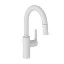 Newport Brass Matte White Single Handle Lever Bar Faucet 