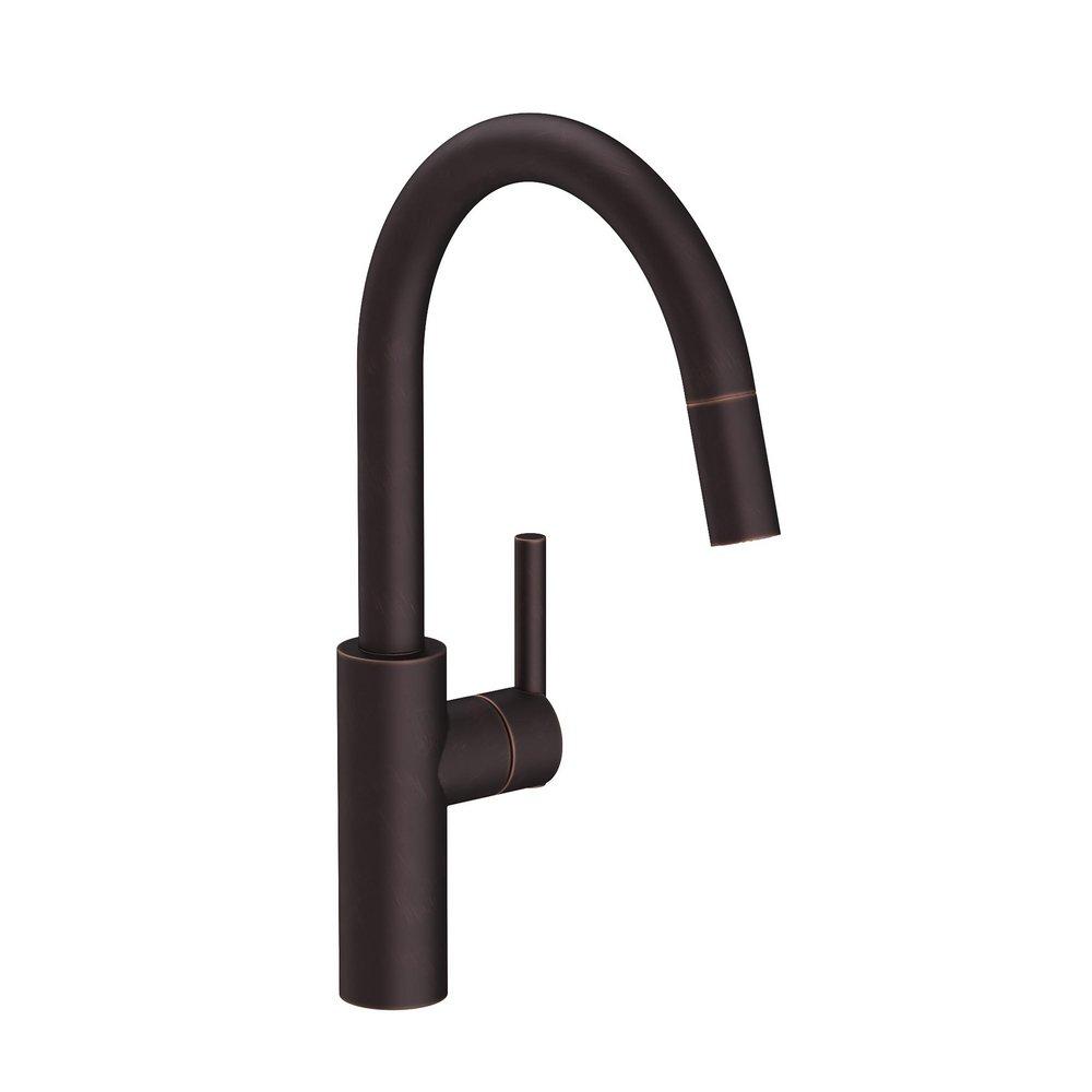 Newport Brass Venetian&reg; Bronze Single Handle Pull Down Kitchen Faucet 