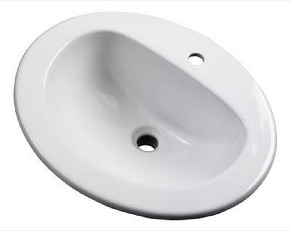 Gerber Plumbing White Drop-in Basin 
