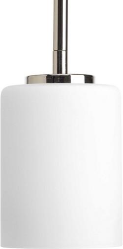 1-Light Medium E-26 Base Mini Pendant in Polished Nickel