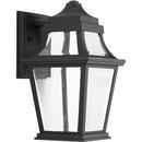 Progress Lighting Black 7-5/8 in. Medium E-26 Base Wall Sconce 