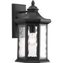 15-7/8 in. 100W 1-Light Outdoor Wall Lantern in Black