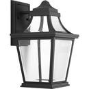 14-3/4 in. 9W 1-Light LED Outdoor Wall Sconce in Black