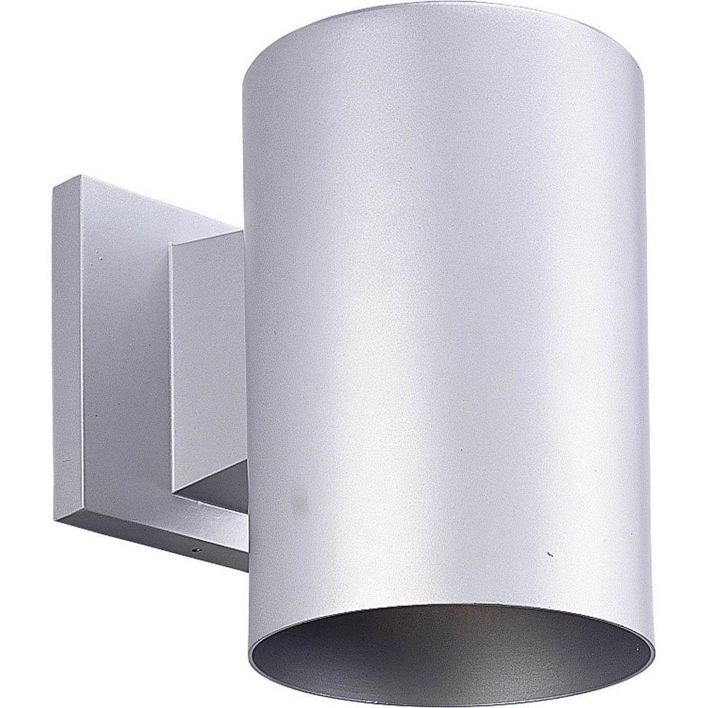 Progress Lighting Metallic Grey 8 in. 17W 1-Light Outdoor LED Wall Sconce 