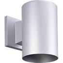 8 in. 17W 1-Light Outdoor LED Wall Sconce in Metallic Grey